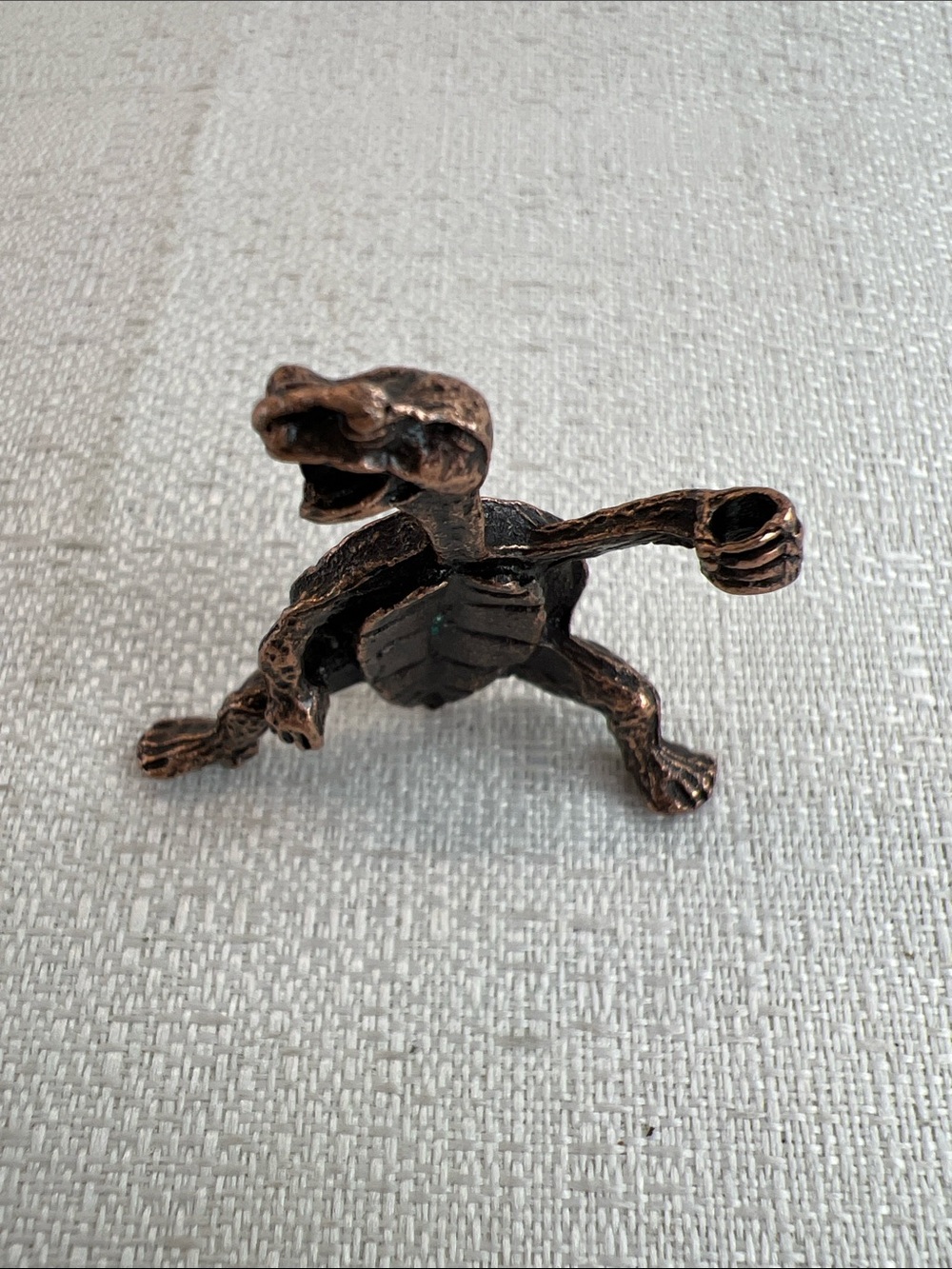 Kung fu turtle bronze incense holder - Picture 2 of 4